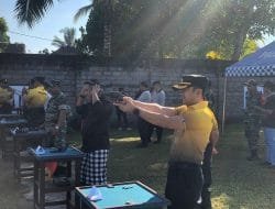 Polres Tabanan Gelar Lomba Menembak Peringati Hari Bhayangkara ke-77