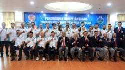 Ketua Umum KONI Pusat Letjen TNI (Purn) Marciano Norman bersama Pengurus Besar Federasi Kurash Indonesia (Ferkushi) Masa Bakti 2023-2027 (Foto:istimewa)