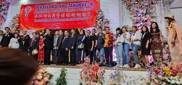 Perayaan Ulang Tahun ke-16 Paguyuban Perantau Siantan Pontianak (PPSP) di Restaurant Fortune Star, Kota Tua, Jakarta Barat, Minggu (11/6/2023). Foto: istimewa