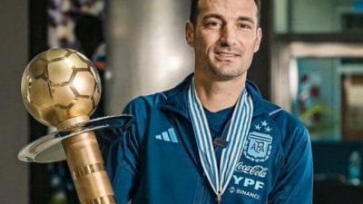 Pelatih Argentina Lionel Scaloni