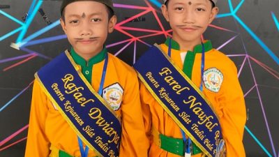 Dua Pendekar Cilik Sin Lam Ba Batavia Masuk Final Kejuaraan Pencak Silat Antar Pelajar se-DKI