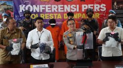 Konferensi pers Polresta Denpasar