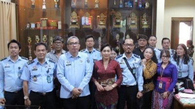 Kemenkumham Bali Koordinasi dengan Deskranasda Gianyar Terkait Perlindungan Kekayaan Intelektual