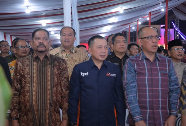 Wakil Bupati Asahan, Taufik Zainal Abidin Siregar menghadiri pembukaan Pekan Raya Sumatera Utara (PRSU) ke-49 di Medan, Sumut, Jumat (16/6/2023). Foto:Diskominfo Asahan