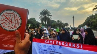 Kecam Pembakaran Al Quran, Lantunan Ayat Suci Menggema di CFD Jakarta