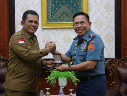 Jadi Kepala Bakamla, Laksdya TNI Irvansyah Pamitan dengan Gubernur Ansar