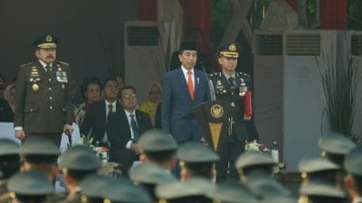 Presiden Jokowi menjadi Inspektur Peringati Hari Bhakti Adhyaksa ke-63