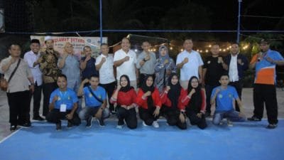 Wakil Bupati Asahan Taufik Zainal Abidin Siregar Buka secara resmi Semi Open Volleyball Hessa Air Genting