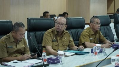 Sekda Asahan Kabupaten Asahan John Hardi Nasution menghadiri Rapat Koordinasi (Rakor) dalam rangka peningkatan dimensi pengalaman pada Indeks Perilaku Anti Korupsi (IPAK) di Kantor Gubernur Sumatera Utara