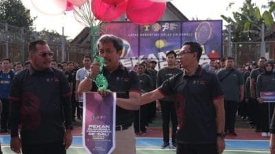 Semarak HDKD, Kanwil Kemenkumham Bali Gelar Pekan Olahraga Pengayoman