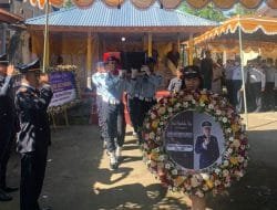 Jajaran Kemenkumham Bali Berikan Penghormatan Terakhir kepada Karutan Bangli