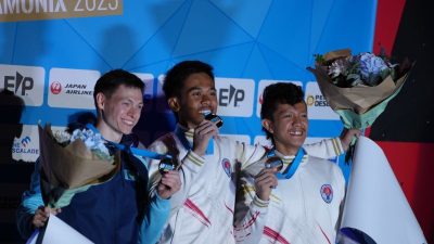 2 Emas Disabet Atlet Panjat Tebing Indonesia di Piala Dunia Prancis