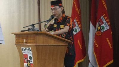 Plt Ketua Sapma Pemuda Pancasila Jaksel Malik Faizal sukses menggelar Muscab