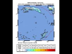 BMKG: Wilayah Laut Banda-Maluku Diguncang Gempa Magnitudo 6,4