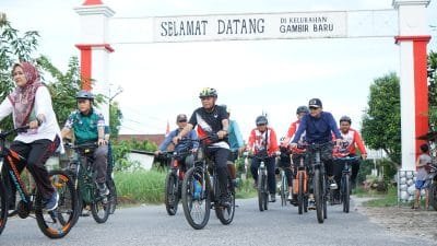 Bupati Asahan Gelar Gowes Bersama Komunitas Sepeda
