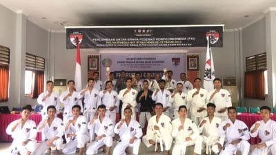 Kantor Wilayah (Kanwil) Kementerian Hukum dan HAM (Kemenkumham) Bali menyelenggarakan perlombaan Kempo Antar Graha