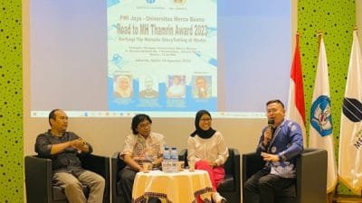 UMB Apresiasi PWI Jaya Tularkan Skill Storytelling ke Mahasiswa