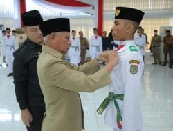 Bupati Asahan Kukuhkan Paskibraka Kabupaten Asahan Tahun 2023