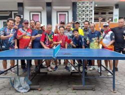 Meriahkan HUT ke-78 RI, PTM Akrab Kampung Buaran Gelar Pertandingan Tenis Meja
