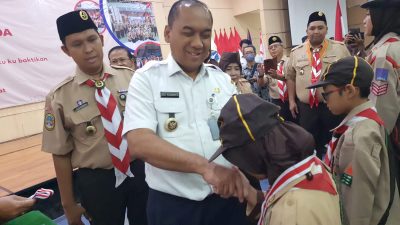 Wali Kota Jakarta Barat Hadiri Pengukuhan Pramuka Garuda Siaga