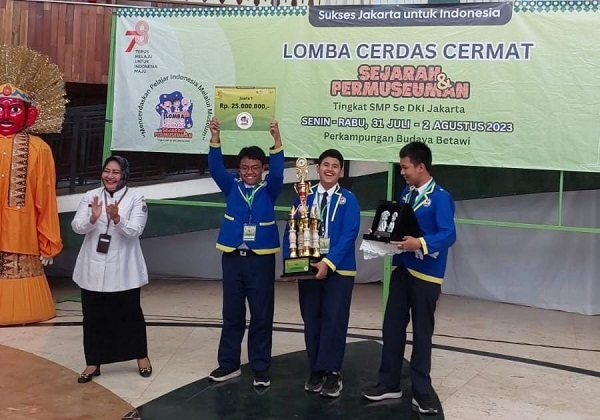 SMPN 255 Jakarta meraih juara 1 LCCSP 2023