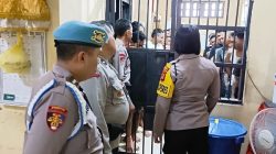 Wakapolres Badung Kompol Putu Diah Kurniawandari, S.H., S.I.K., M.H., melakukan sidak di ruang tahanan Mapolres Badung, pada Rabu, (30/8/2023) pagi.