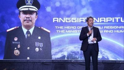 Kakanwil Kemenkumham Bali, Anggiat Napitupulu, menghadiri undangan kegiatan Transformational Business Network (TBN) Asia Conference 2023 yang berlangsung di Kerobokan, Badung, Kamis (7/9/2023).