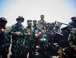 Pastikan Kesiapan Tempur Satuan Arhanud, Kasad Tinjau Latihan Menembak Senjata Berat