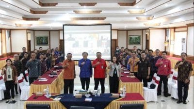 Kanwil Kemenkumham Bali menggelar kegiatan penguatan pengelolaan kontrak Pejabat Pembuat Komitmen (PPK) di Ruang Dharmawangsa Kanwil Kemenkumham Bali, Selasa (19/9/2023).