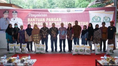 Bupati Asahan Salurkan Bantuan Pangan Cadangan Beras Pemerintah Tahap II