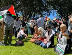 Meski Diancam Polisi, Ribuan Warga Australia Demonstrasi Dukung Palestina