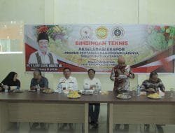 Oktoni Eryanto Gelar Bimtek Tingkatkan Ekspor Produk Pertanian
