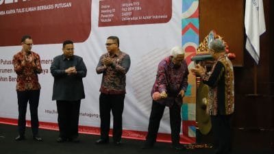 Mahkamah Agung (MA) dan Australia-Indonesia Partnership for Justice 2 (AIPJ2) bekerjasama dengan Fakultas Hukum Universitas Al-Azhar Indonesia (UAI) mengadakan grand launching dan Seminar Lomba Karya Tulis Ilmiah (Lokali-MA) Berbasis Putusan Komersial