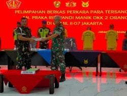 Pomdam Jaya Limpahkan Perkara Imam Masykur ke Oditur Militer II-07 Jakarta