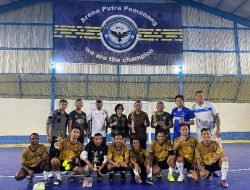 Lapas Narkotika Bangli Borong Piala Turnamen Futsal