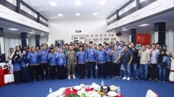 Pj. Wali Kota Tanjungpinang Hasan mengadakan silaturahmi dengan insan pers bertajuk "Ngopi (Ngobrol Pagi)" di Aula Sultan Sulaiman Badrul Alamsyah, Kantor Wali Kota, Senin (2/10/2023).