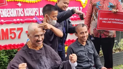 Syukuran Eks Pimpinan KPK, Firli Bahuri Tersangka Kasus Pemerasan SYL