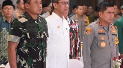 Pangdam Jaya Mayjen TNI Mohamad Hasan menghadiri acara silaturahmi Kapolda Metro Jaya dengan Forkopimda dan tokoh masyarakat di Mapolda Metro Jaya, Senin (13/11/2023).