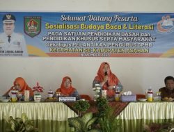 Pemkab Asahan Sosialisasi Budaya Baca dan Melantik Pengurus GPMB Kecamatan