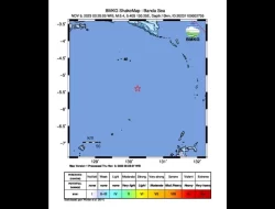Wilayah Laut Banda-Maluku Diguncang Lagi Gempa Magnitudo 5,4