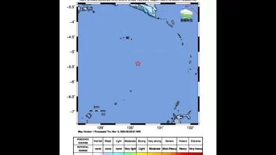 Wilayah Laut Banda-Maluku Diguncang Lagi Gempa Magnitudo 5,4