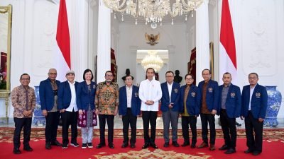 Presiden Jokowi Terima Pengurus PWI Pusat di Istana Merdeka