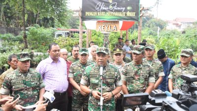 Pangdam Jaya Pimpin Pencanangan Urban Farming Serentak di Wilayah Kodam Jaya