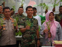 Dandim 0501/Jakpus Ikuti Pencanangan Urban Farming Serentak Jajaran Kodam Jaya