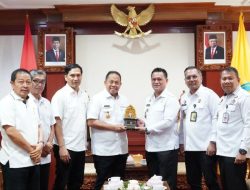 Perkuat Kerja Sama, Kakanwil Kemenkumham Bali Silaturahmi ke Pj Gubernur