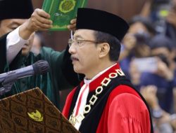 Dilantik Ketua MK 2023-2028, Suhartoyo: Kita Ingatkan Jika Hakim Ada Konflik Kepentingan