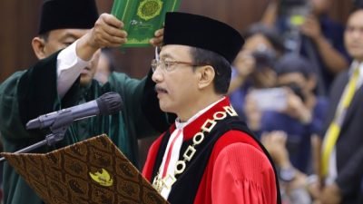 Dilantik Ketua MK 2023-2028, Suhartoyo: Kita Ingatkan Jika Hakim Ada Konflik Kepentingan