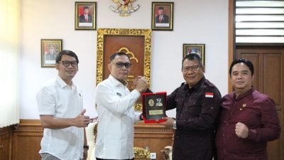 Kanwil Kemenkumham Bali menerima kunjungan dari Masyarakat Anti Pungli Indonesia (MAPI), Selasa (14/11/2023).