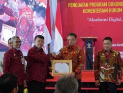 Kanwil Kemenkumham Bali Raih Penghargaan Capaian Komitmen PDN Terbaik