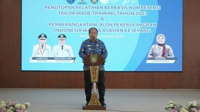 Wabup Asahan Tutup Tailor Made Training Tahun 2023